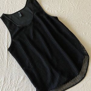 Grw | BLK XL net tank top